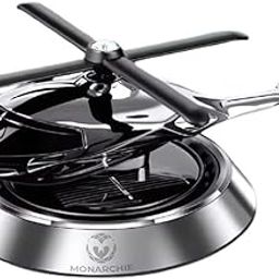 Monarchie Solar Powered Helicopter For Car Accessories For Dashboard With Aroma Diffuser For Car Interior Dashboard Compatible for G-Vitra-6