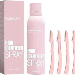 PENAHOLIC Hair Identifier Spray for Face Shaving,face hair identifier spray,Moisturizing And Skin Care Set Spray with 4 razors,suitable for all skin types (1 set,100ml)-45