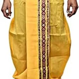 Readymade Silk Dhoti For Men, Ready to Wear Dhoti Pant Only, Colourfull Dhotis, Suitable With Kurta Work Dhoti For Men & Boys Pack Of 1.-image-94