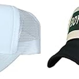 Boy London Half Mesh Cap and White NY Half Net Combo for Boys/Girls (Pack of 2)-image-32