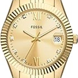 Analog Gold Dial Women's Stainless Steel Watch-ES5338-image-16