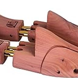 Lify wooden Shoe Tree for Men Wood Wooden Shoe Shaper Fresh Adjustable Twin Tube 1 Pair-image-40