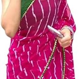 Qyra Women's Leriya Saree with Unstitched Blouse Piece Leriya$Parent-picture-40