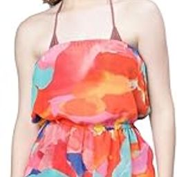 Women Tie-Dye Print Elasticated Off -Shoulder Beachwear Playsuit-image-82