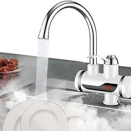 Drumstone (𝟏𝟎 𝐘𝐞𝐚𝐫𝐬 𝐖𝐚𝐫𝐫𝐚𝐧𝐭𝐲) Instant Electric Tankless Water Heater Tap – Hot & Cold Faucet with LED Display – Fast Heating Geyser for Kitchen & Bathroom – Easy Installation-picture-17