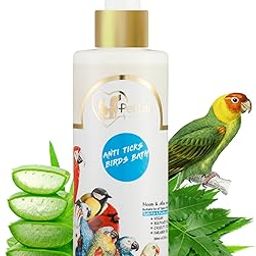 PETLIFE Organic & Ayurvedic Anti Ticks Birds Bath Dry/Waterless/Spray for Poultry birds, Parrots, chick, Hen, Pigeon, duck -Natural ingredients for fleas, Cleaner & Shinier Coat-All Bird Types-200 Ml-picture-15