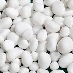 INdog Decorative White River Pebbles, 2.5-4 cm, Natural Stone for Garden, Aquarium, Planters-image-21