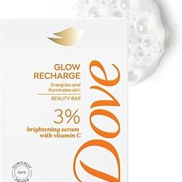 Dove Glow Recharge Serum Beauty Bar | 3% Brightening serum + Vit C | Energizes & Illuminates skin | Paraben & SLS free | 125g-15