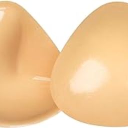 Double Sided Sticky Bra Inserts - Instant Lift Bra Pads Inserts Reusable Breast Pads Push Up for Bikini Swimsuit Sports Bra. Beige-picture-3