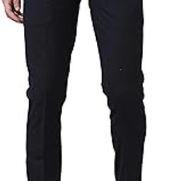 McHenry Men's Premium Luxurious Waist Expandable Wrinkle Free Slim Fit Trousers-image-20