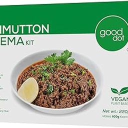 GoodDot UnMutton Keema Kit - Plant Based Meat | with Taste and Texture of Real Keema | Vegetarian & Vegan Friendly- 220g (Makes Approx. 600g Keema)-image-30