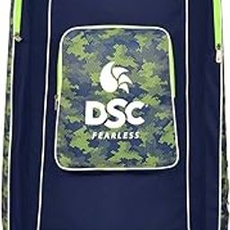 DSC Valence Ace Wheelie Cricket Kit Bag Navy/Fluro Yellow-image-41