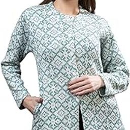 Women’s Woolen Colourblock Cardigan | Round Neck Buttoned Knitted Sweater for Women | Soft Acrylic Wool Winterwear with Woven Design for Office, Casual & Daily Use-image-63