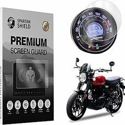 {2 PACK Digital Meter Screen Protector For ROYAL ENFIELD HUNTER 350 METRO 90 MM || Anti Scratch || Water Resistant || HUNTER350 Bike Instrument Cluster Guard [Not Tempered Glass]-2