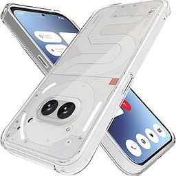 Sounce Nothing Phone 2a Back Cover Case Camera Protection Bump Hard Case Back Cover Compatible with Nothing Phone 2a Plus 5G (TPU + Poly Carbonate, Crystal Clear) - Transparent-15