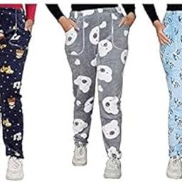 Pack of 3 Pc (Size 5XL), Womens/Girl`s/Ladies Winter Woolen Winter Soft Fleece Woolen Pyjama/Plus Size Night Pyjama For Women, Print & Colour May Different (5XL)-picture-21