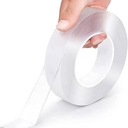 Alakhdhan Double Sided Tape Heavy Duty - Multipurpose Removable Traceless Mounting Adhesive Tape for Walls?Washable Reusable Strong Sticky Strips Grip Tape (3 Meter)-image-20