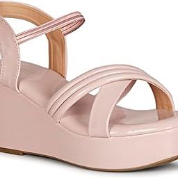 Women's Platform Wedge Sandal | Stylish & Comfortable Open Toe Backstrap Wedge Heel Sandal for Womens and Girls, 1 Pair-picture-5