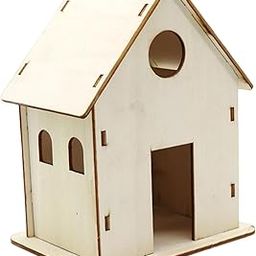 SECRET DESIRE DIY Wood Bird Nest Birdhouse Handmade Bird Nesting Box for Robin Hummingbird 15cmx12cmx10cm|Home Improvement|Plumbing & Fixtures|Other Home Plumbing & Fixtures-image-30