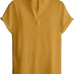 Shirt for Men | Casual | Plain | Cap Sleeve | Summer - Regular Fit | Old Money-image-13