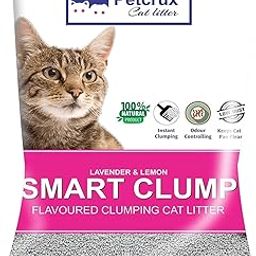 PetCrux Smart Clump Cat Litter | Natural Bentonite Clay | Pet Friendly Lavender Essential Oils | Superior Odour Control | 99.9% Dust Free Scoopable (for Multiple Cats), 2kg Travel/Trial Pack-28