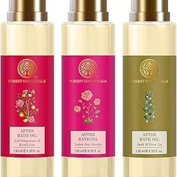 Forest Essentials After Bath Oil Indian Rose Absolute & Forest Essentials After Bath Oil Oudh & Forest Essentials After Bath Oil Iced Pomegranate & Kerala Lime-58