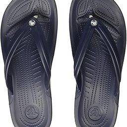 Unisex Adult Navy Flip Flops-6 Kids UK (11033-410)-image-26