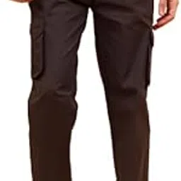 trybex Tree Trendy Solid Cotton Cargo Pants for Men Relaxed Regular fit or Cargo Trousers for Men-picture-20