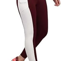 AG SWAD MASALA Women's Polyester Solid Ankle length High Waisted Tights (Maroon, S)-PID61844-image-63