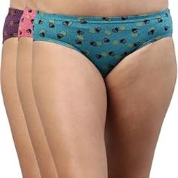 Feelings Amelie A102 High Coverage Stretchable Cotton Rich Hipster Panties for Women - Assorted Colours-image-43