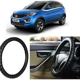Anti Skid Hand Stitched Car Steering Wheel Cover for TATA NEXON-image-84