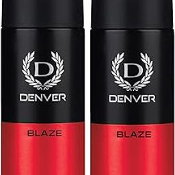 Denver Black.Code Blaze Deodorant For Men 150 ML Each (Pack of 2)-image-11