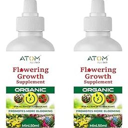 Fast Flowering & Blooming Enhancer Supplement For All type of Flower Plants Fertilizer | Liquid Fertilizer for indoor & Outdoor Gardening Specially made for Gardening Flowers 50ml | Pack of 2 (2)-image-36