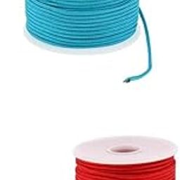 MERISHOPP 2 Pieces 2mm 50m Paracord Parachute Rope Cord Outdoor Camping Tent Accessory-image-47