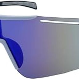 OPTICSFIT Polarised UV Protected Sunglasses Goggles Eyewear Grey Black Frame Grey film Lens Sporty Shield Polycarbonate for Men and Women (Unisex)-picture-26