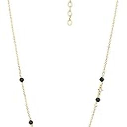 18kt Gold Plated CZ Floral Pendant Mangalsutra-image-95