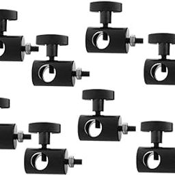CALANDIS™ 8Pack 5/8 Inch (16mm) Receiver with 1/4 Inches-20 Thread Rapid Adapter Mount | Light Stand & Boom Accessories | Lighting & Studio-6