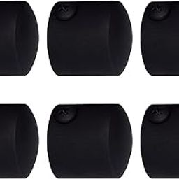 FAST CB45S Black Heavy Stainless Steel Curtain Rod End Cap Bracket Or Finilas for Door and Window 1 Inch Curtain Rod Accessories (6)-image-3