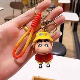 Keyring & Keychain for Car, Double Pendant Ring Cartoon Keychain Home Key Student Anime Merch Anime Merchandise Anime Keychain Anime Figurines-35