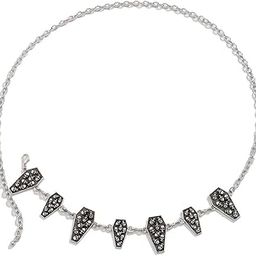 Skull Head Belts for Women and Girls Stylish Kamarbandh Kamar Chain Waist Belt for Dresses Jeans Saree (16726kb)(Silver)-image-90