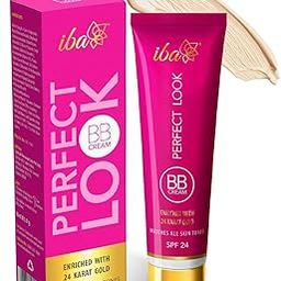 Iba Perfect Look BB Cream With 24 Karat Gold, 30g Light Shade | Even Coverage | Fades Dark Spots & Blemishes | Halal Certified & Vegan Makeup-27