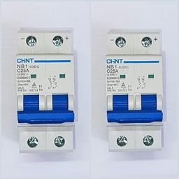 CHINT MINIATURE CIRCUIT BREAKER DC MCB 500V 25A CHINT - 2QTY-0