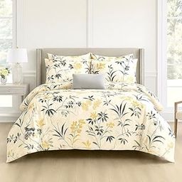 DECOR2ADMIRE Premium Glace Cotton Queen Size Bedsheet Set – 300 TC, Super Soft & Breathable – (90" x 100") with 2 Pillow Covers (18" x 28") (Beige Multicolor)-image-99