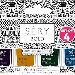 SERY BOLD Nail Polish Quick Dry, Long lasting, High-Shine - Set of 4- MAGICAL TROUPE SMNP-05-picture-34