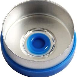 20mm Flip Off Caps Blue-100 Pcs Aluminum-Plastic Blue Flip Off Caps for Glass Vial-image-24