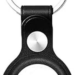 Silicone Protective Case for AirTag Key Finder (Location Tracker) 2021 Anti-Scratch/Anti-Lost Protective Cover with Keychain,Tracker Holder for Car Key /Pet/,Easy Attach (Black)-image-31