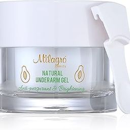 Milagro Beauty Ayurvedic Underarm Gel, Reduces Odour and Pigmentation, Brightening & Whitening Cream, Dark Body Armpits, Neck, Knuckles, Thighs, Elbows, Naturally exfoliates, Safe For Baby knees |Men & Women (50g)-32