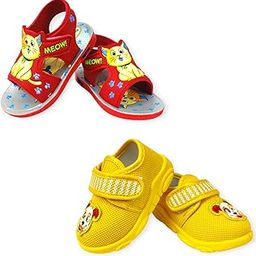 Kids Chu-Chu Sound Musical Sandals and Shoes Combo (2 Pairs) for Baby Boys and Girls-image-96
