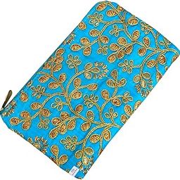 Heart Home Embroidery Hand Purse/Wallet For Women (Blue) (HS39HEARTH022031)-image-22