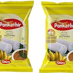 Ponkathir White Puttu Podi 1Kg x 2Pkt(2Kg)|Rice Powder |Specially Roasted Puttu Powder | The Traditional taste of Kerala-image-37